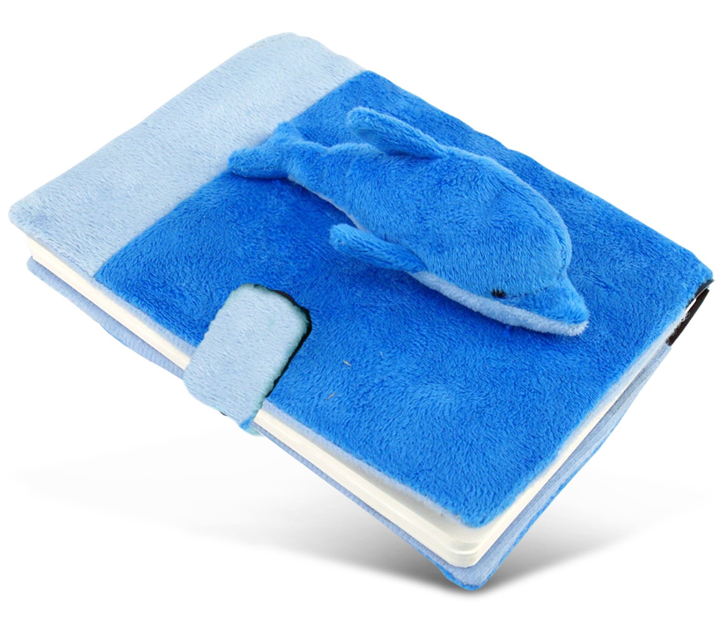 Amazon.com: DolliBu Dolphin Plush Writing Journal Notebook Diary